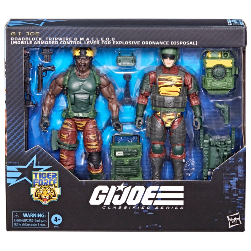 Hasbro G.I. Joe Cs Roadblock, Tripwire & M.A.C.L.E.O.D.