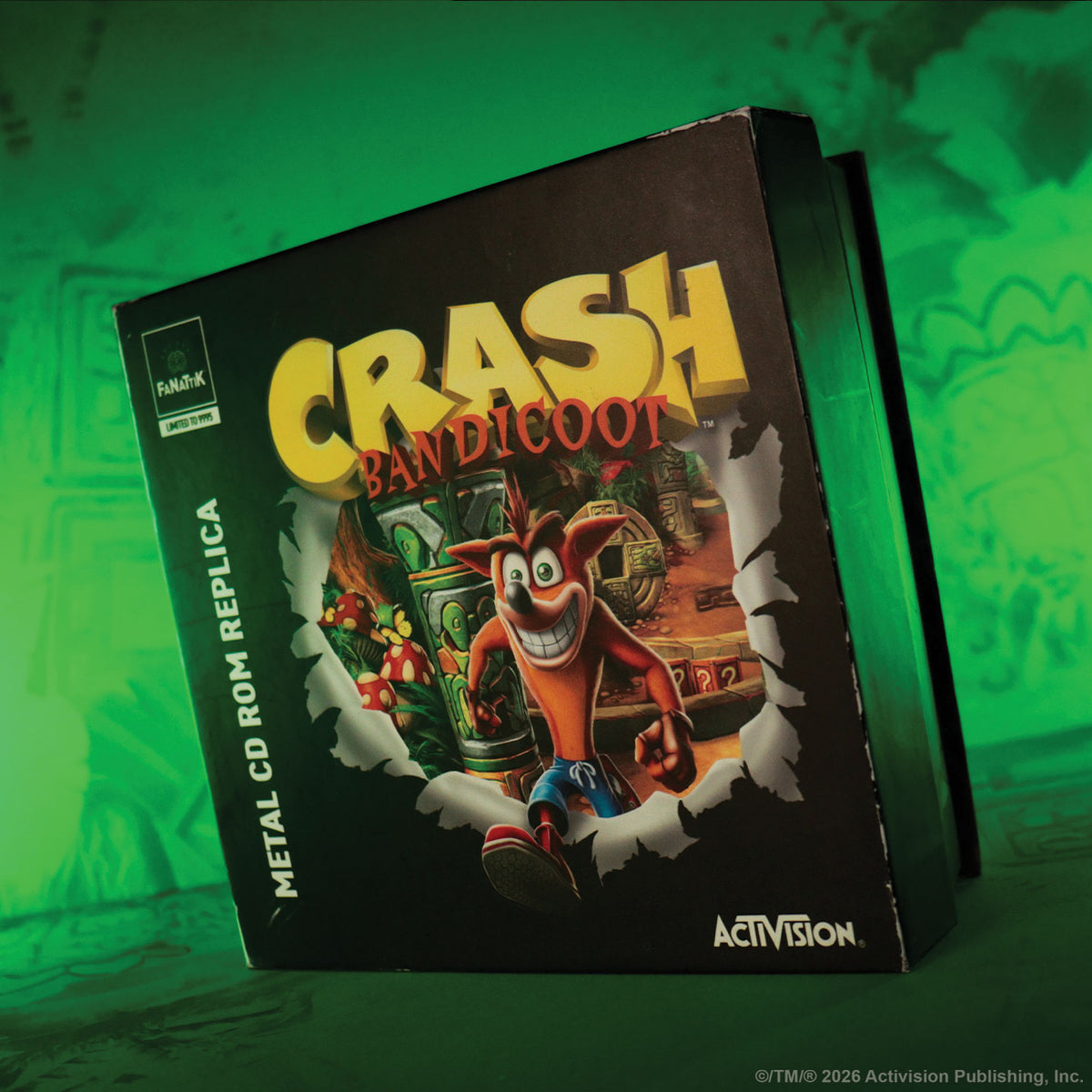 Crash Bandicoot Limited Edition Metal CD-ROM Collectible