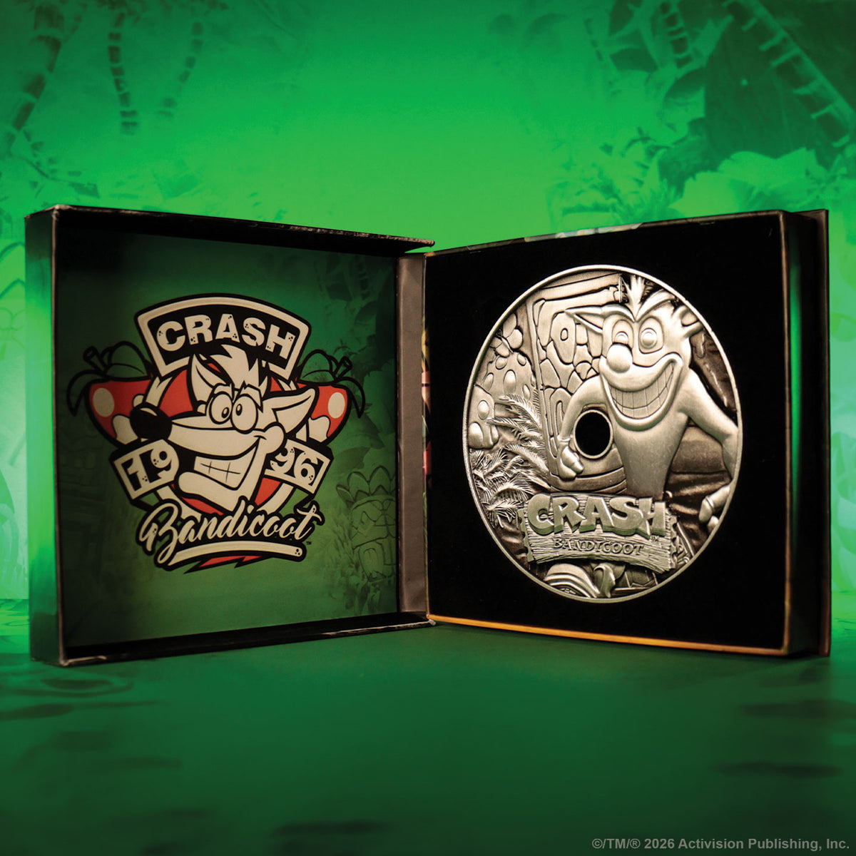 Crash Bandicoot Limited Edition Metal CD-ROM Collectible