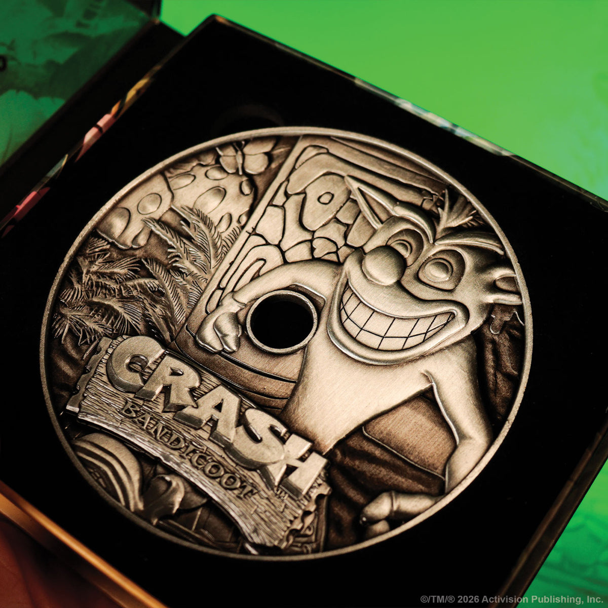 Crash Bandicoot Limited Edition Metal CD-ROM Collectible