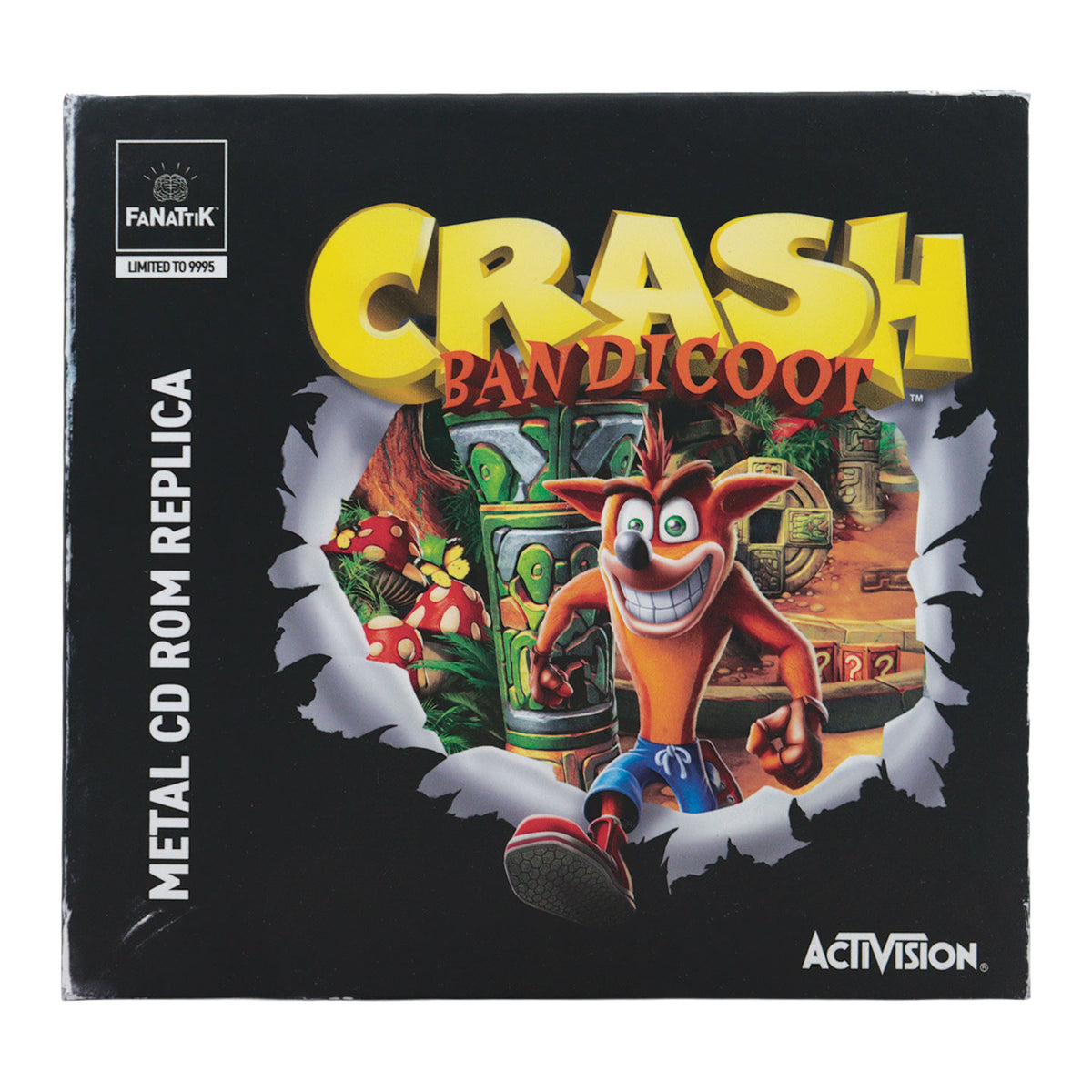 Crash Bandicoot Limited Edition Metal CD-ROM Collectible