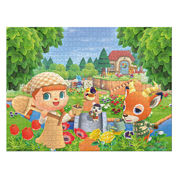 Winning Moves Animal Crossing New Horizon 1000 Piece Jigsaw Puzzle Game