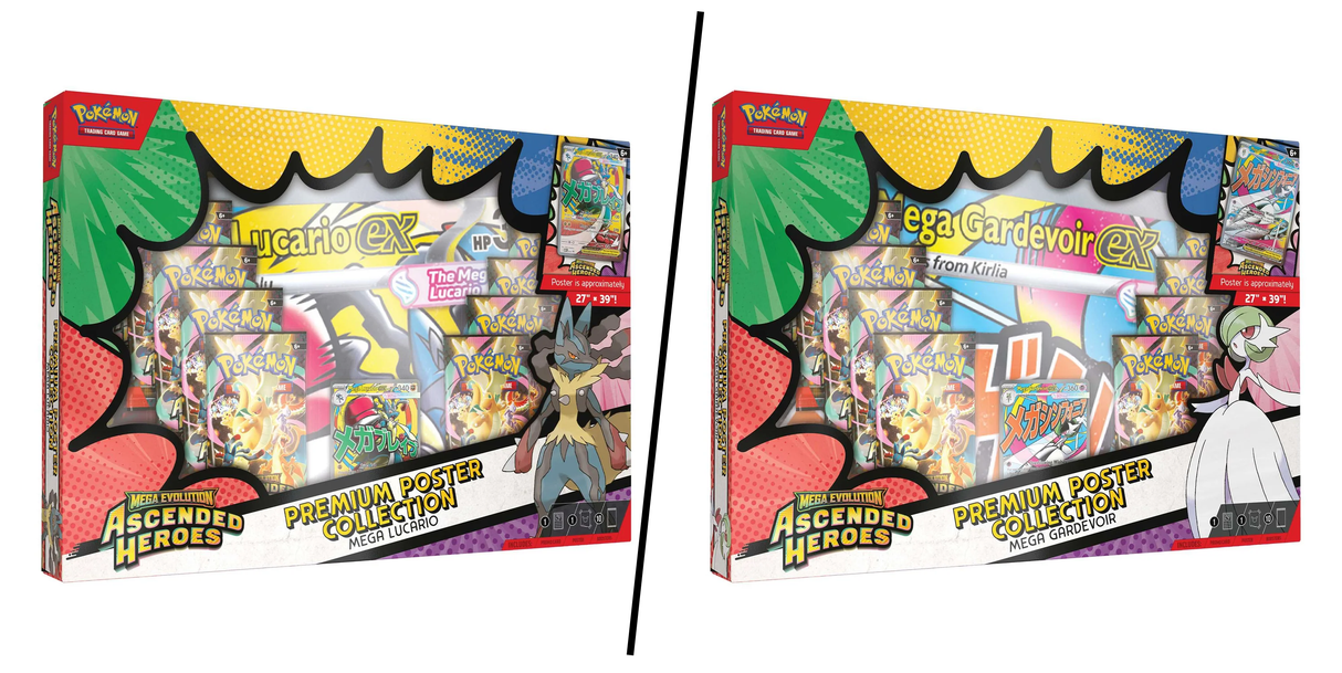 Pokemon TCG: Mega Evolution Ascended Heroes - Premium Poster Collection - Assorted (Random)