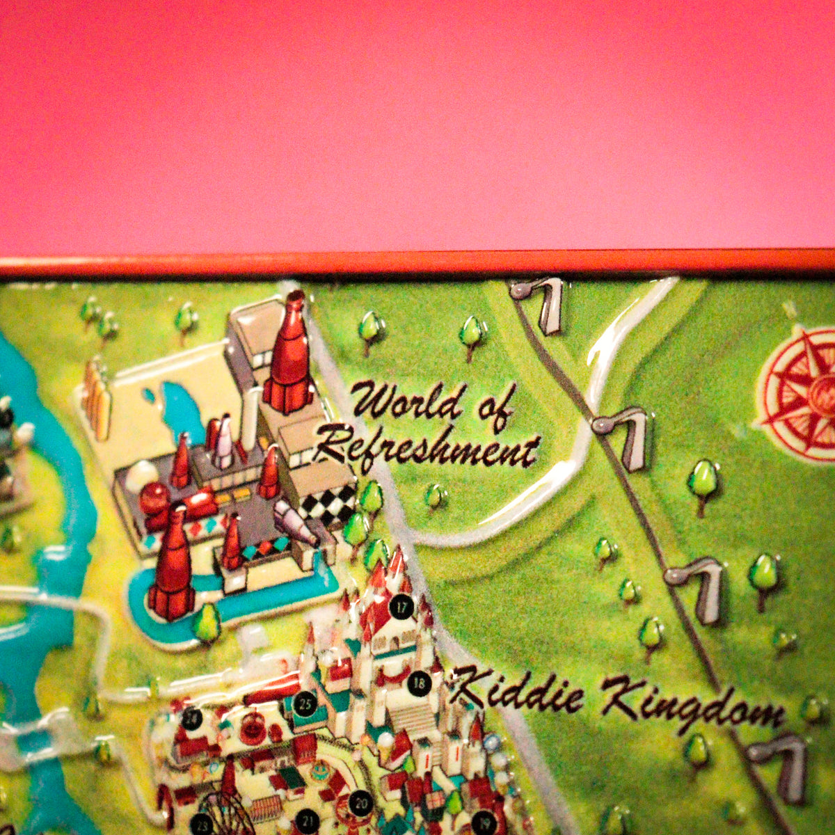 Fallout Limited Edition Nuka-World Metal Map