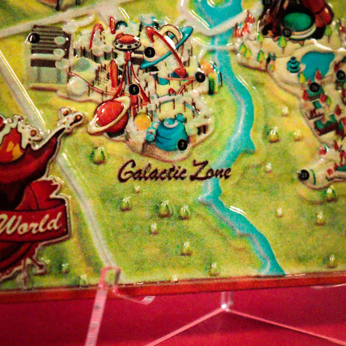 Fallout Limited Edition Nuka-World Metal Map