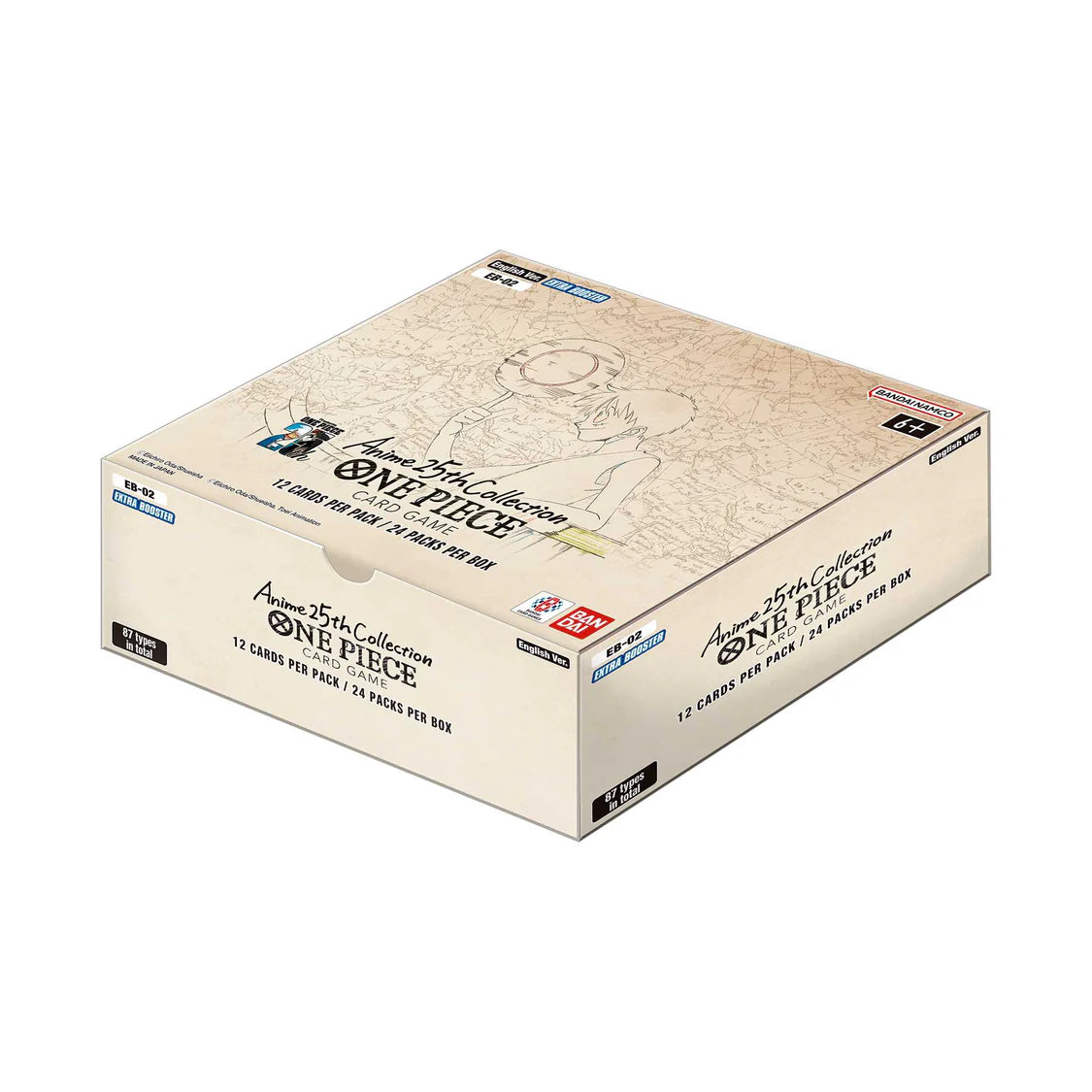 Bandai One Piece Card Game: Extra Booster Box (EB-02) (24 Packs)