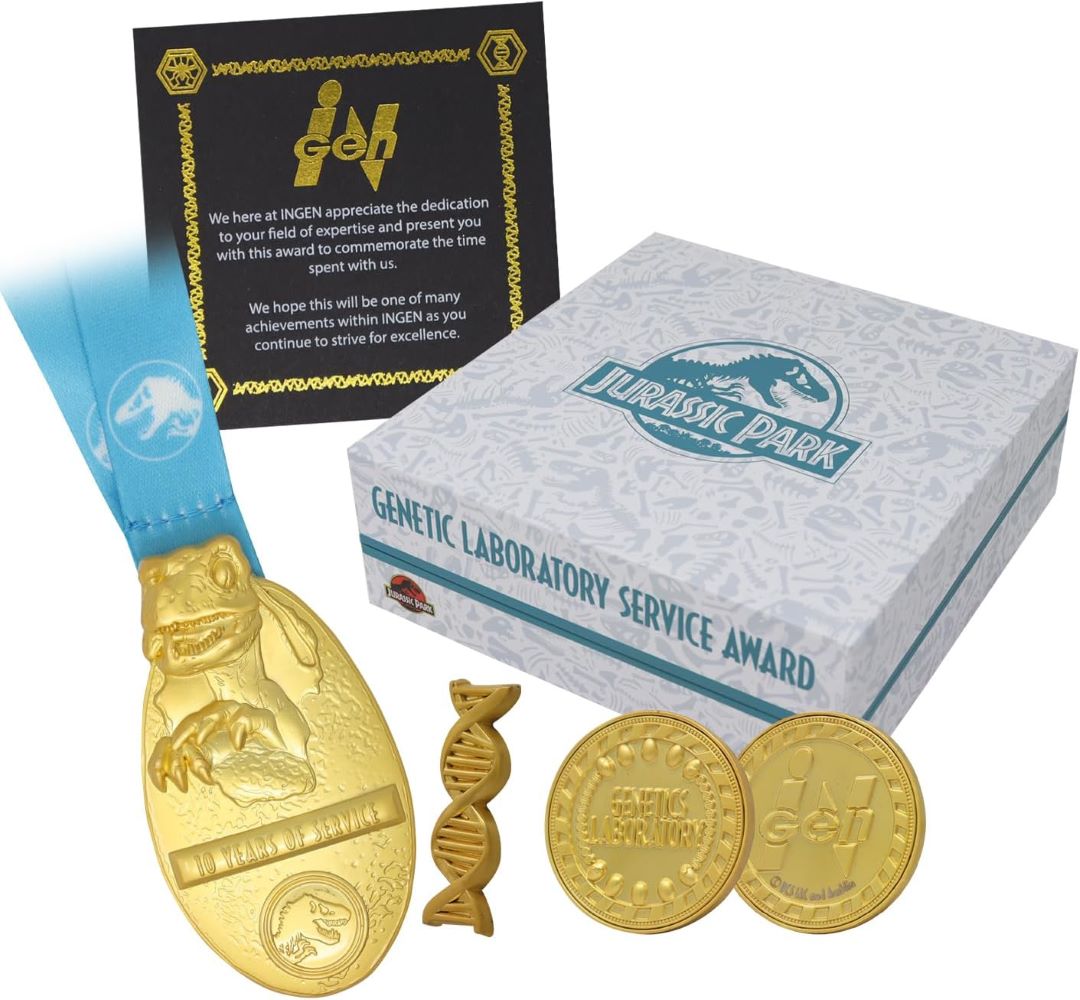 Jurassic Park Genetics Laboratory Service Award