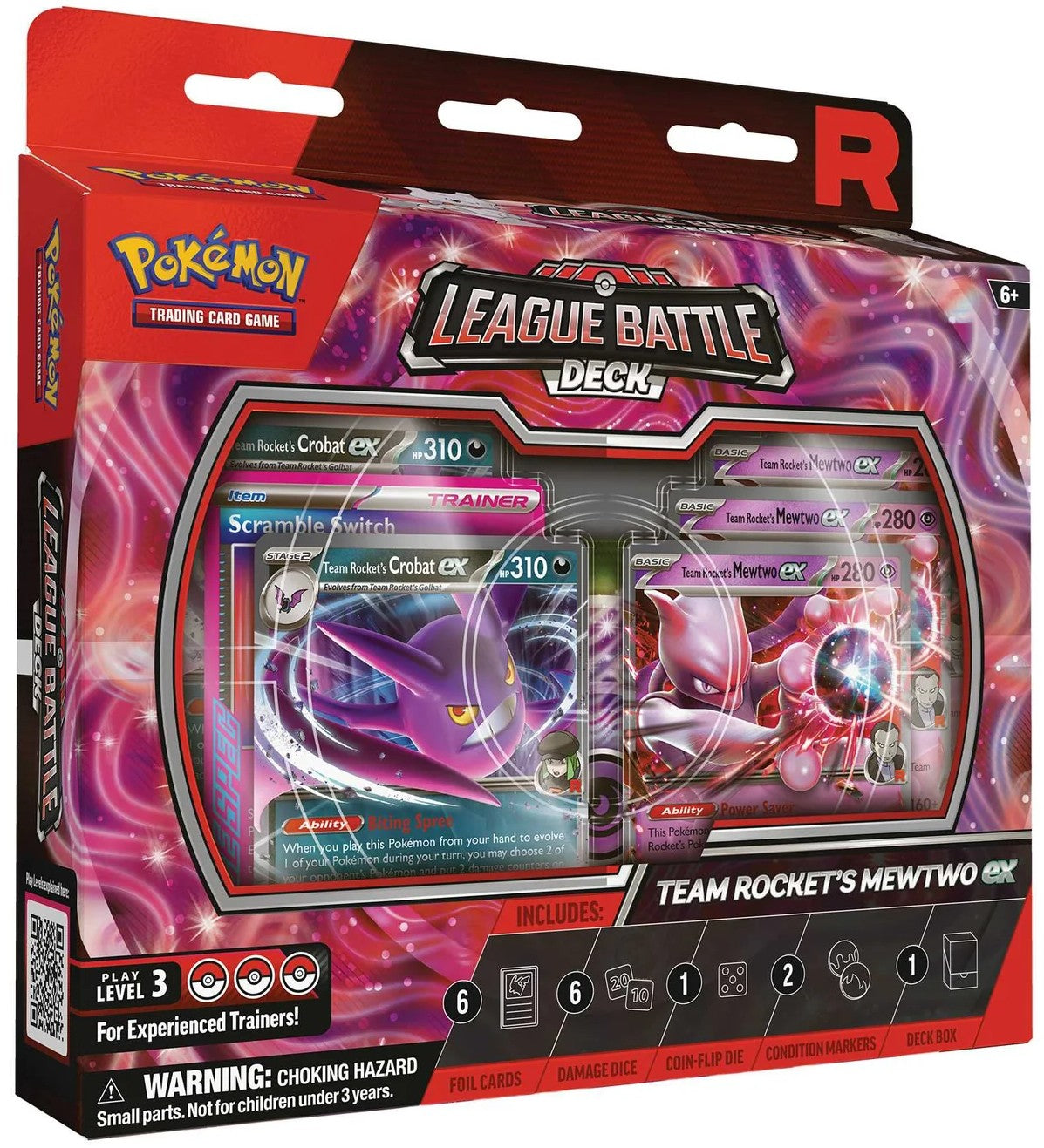 Pokemon TCG: Team Rocket's Mewtwo ex League Battle Decks