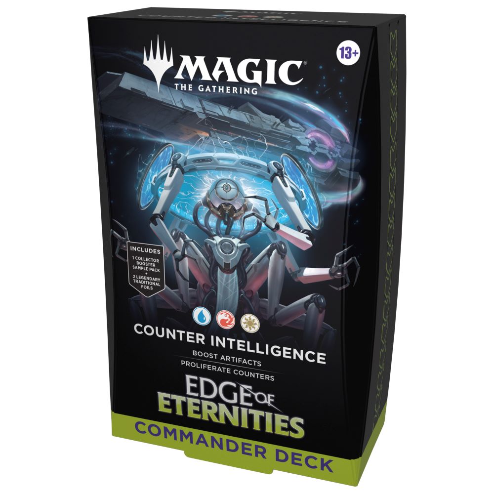 "Magic The Gathering Edge of Eternities Counter Intelligence Commander Deck featuring counterspell strategy"