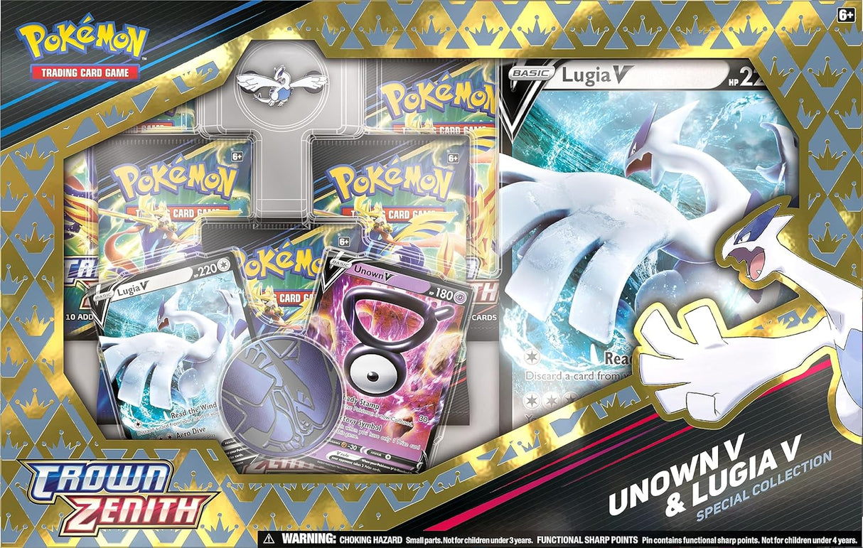 Pokemon TCG: Crown Zenith Special Collection - Unown V & Lugia V