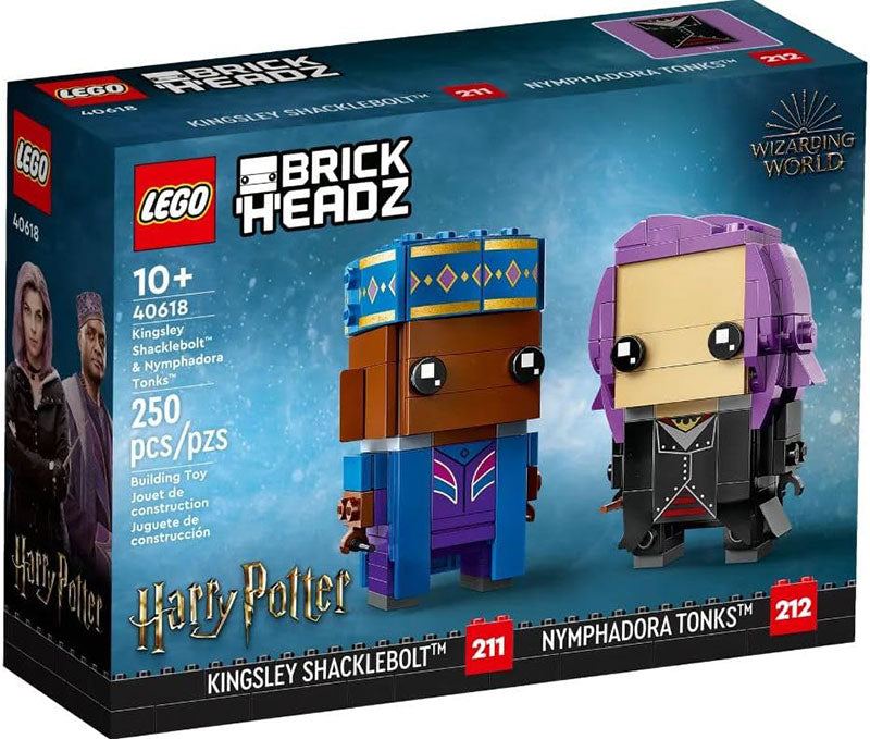 LEGO 40618 Brickheadz Kingsley Shacklebolt & Nymphadora Tonks