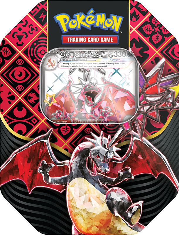 Pokemon TCG: Scarlet & Violet Paldean Fates Tin - Shiny Charizard ex