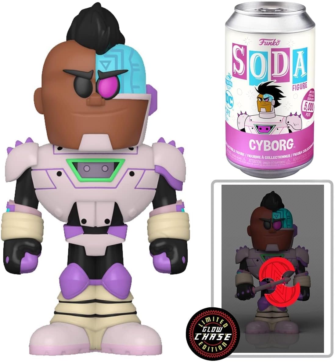 Funko Vinyl Soda: DC: Teen Titans GO! - Cyborg