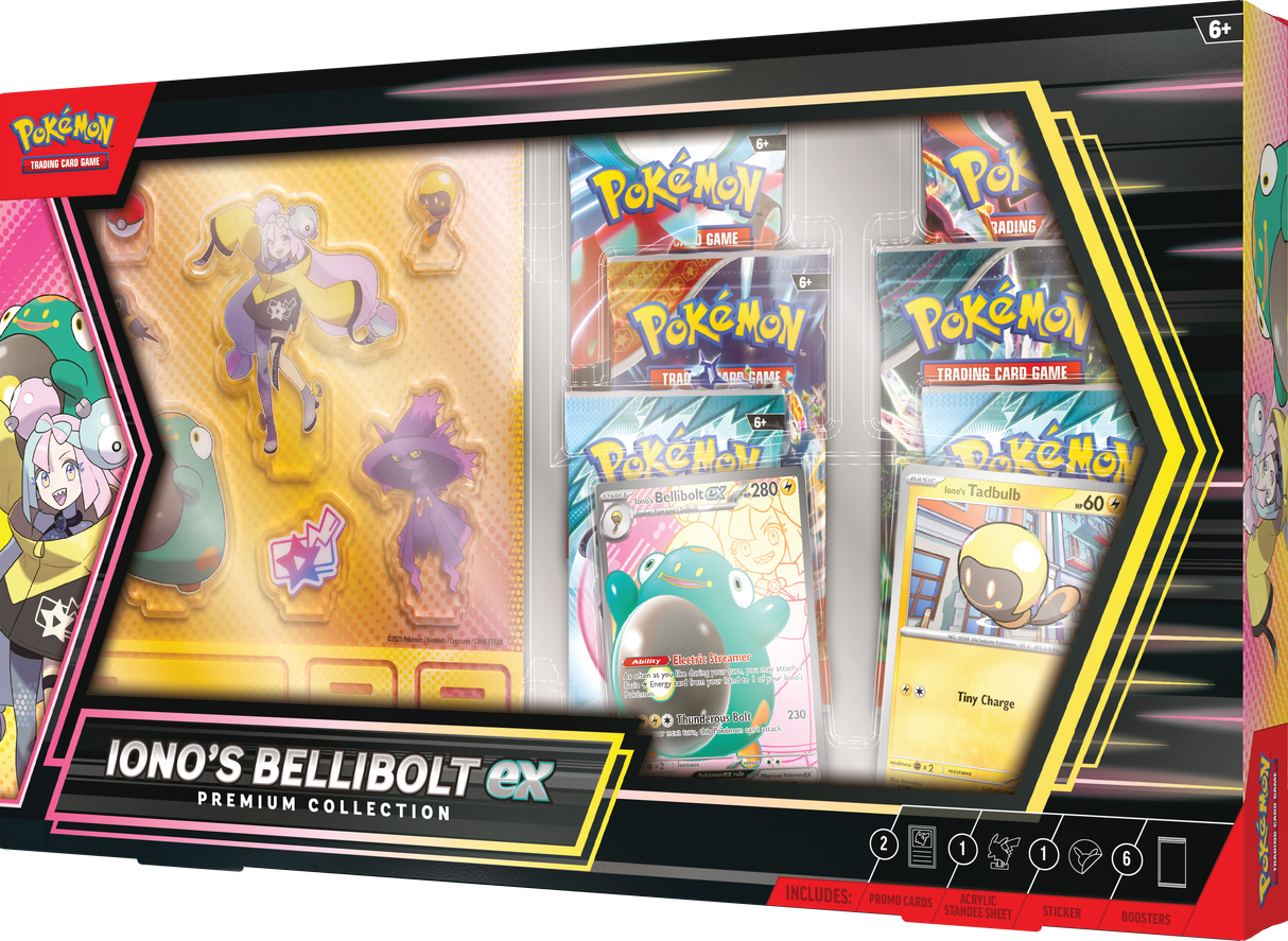 Pokemon TCG: Iono’s Bellibolt ex Premium Collection