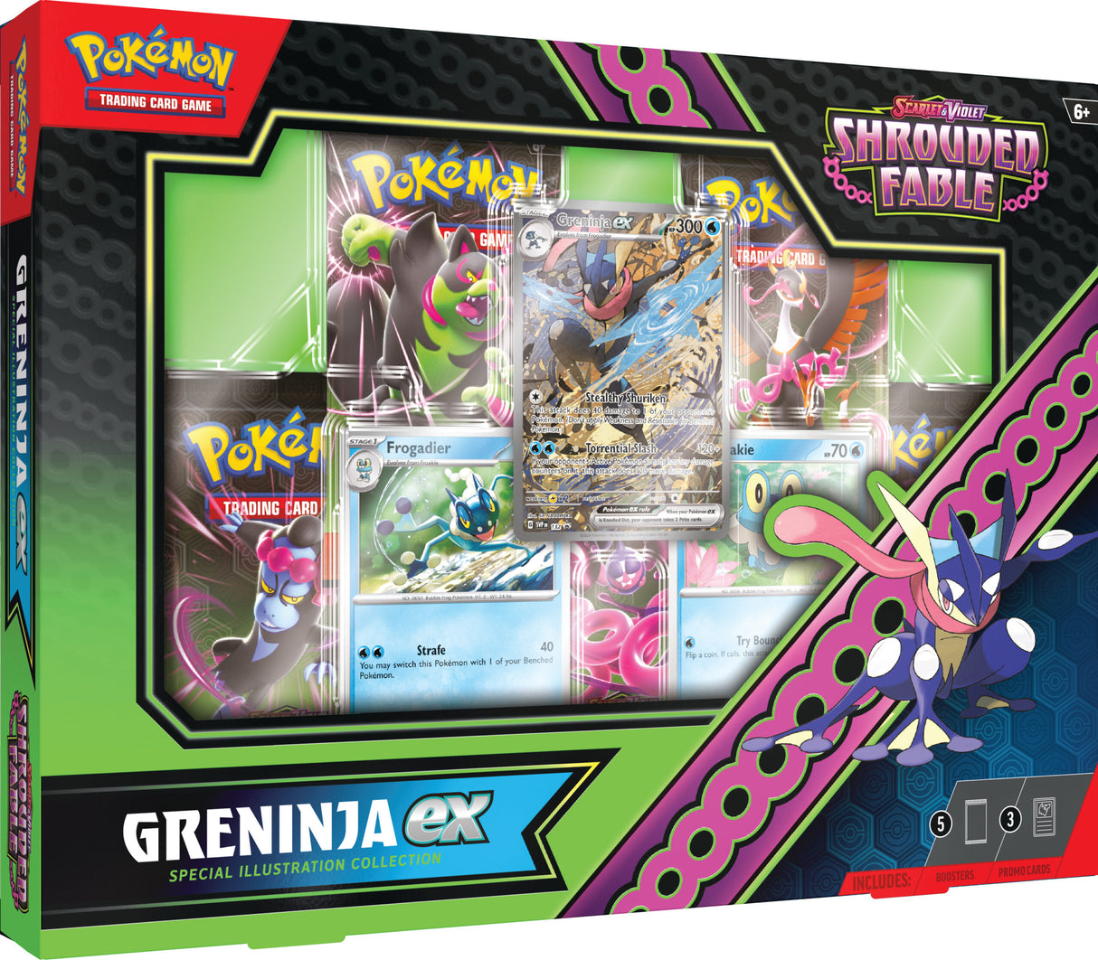 Pokemon TCG: Shrouded Fable - Greninja Ex Special Illustration Collection