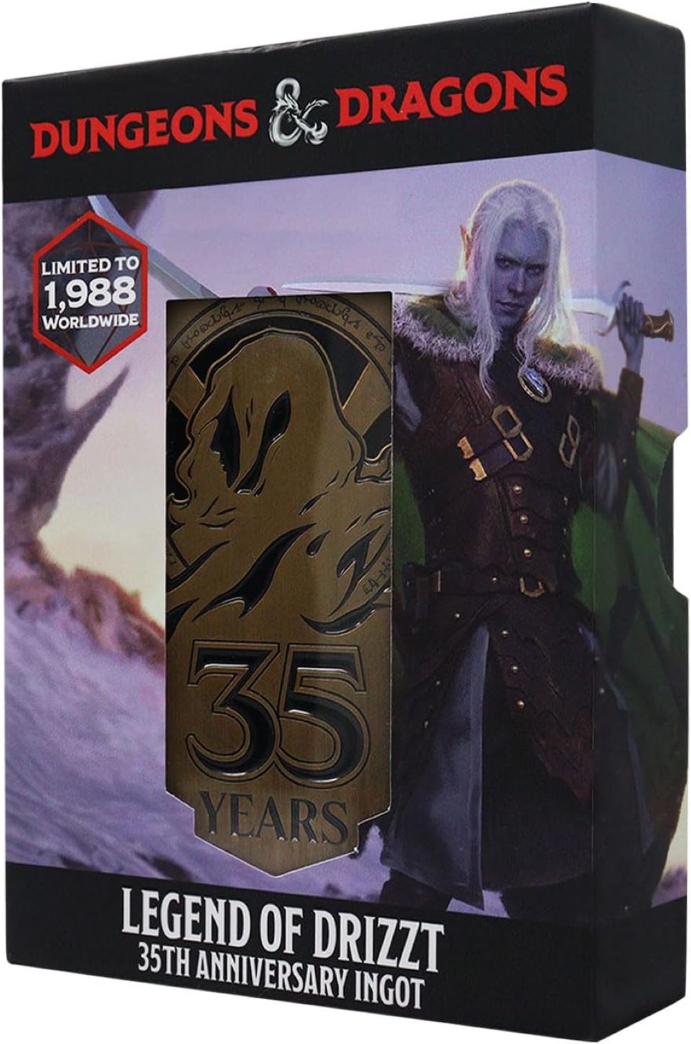 Dungeons and Dragons: Legend of Drizzt 35th Anniversary Ingot