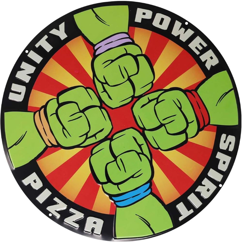 Teenage Mutant Ninja Turtles Pizza Power Tin Sign