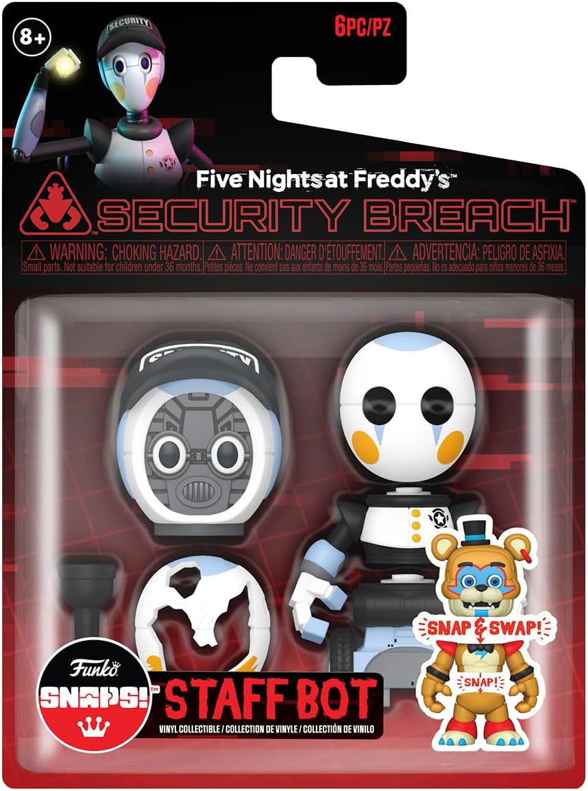 Funko SNAPS!: Five Nights At Freddy's Security Breach - Staff Bot Vinyl Figure