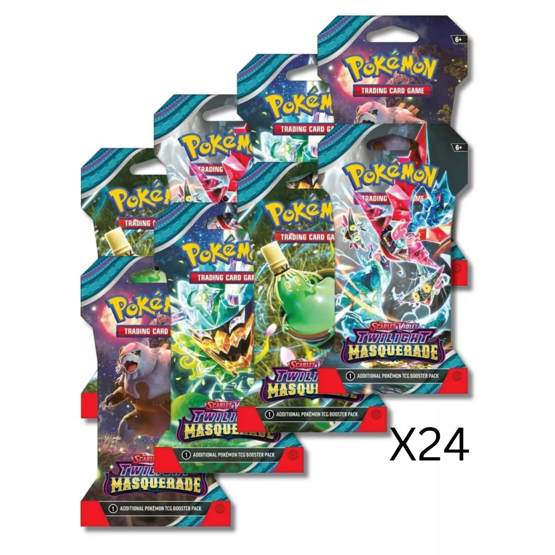 Pokemon TCG: Twilight Masquerade Sleeved Booster - Case of 24