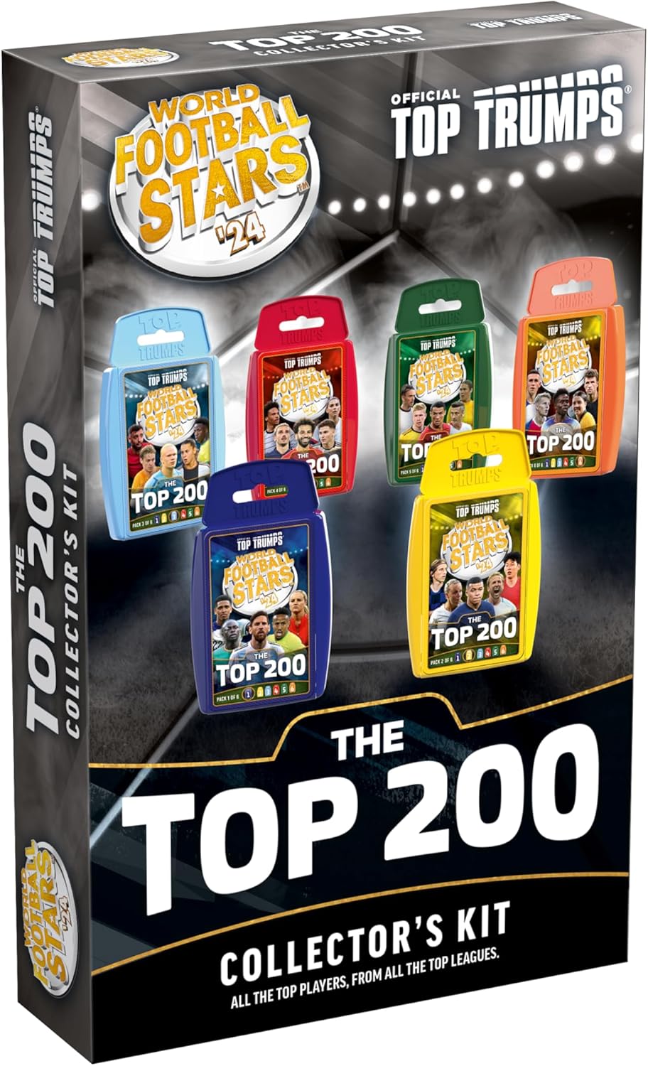 Top Trumps World Football Stars Top 200 - Collectors Kit Card Game