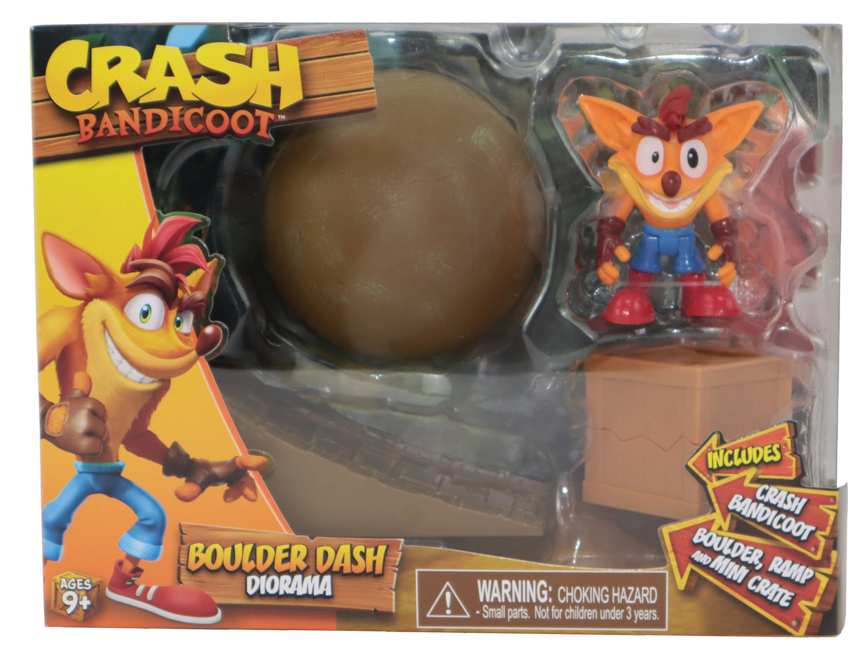 Crash Bandicoot Action figure: Boulder Dash Diorama