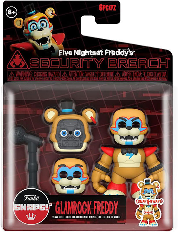 Funko SNAPS!: Five Nights At Freddy's Security Breach - Glamrock Freddy Vinyl Figure
