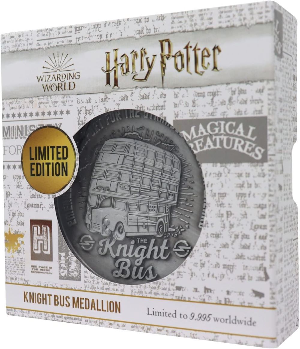 Harry Potter Limited Edition Knight Bus Medallion