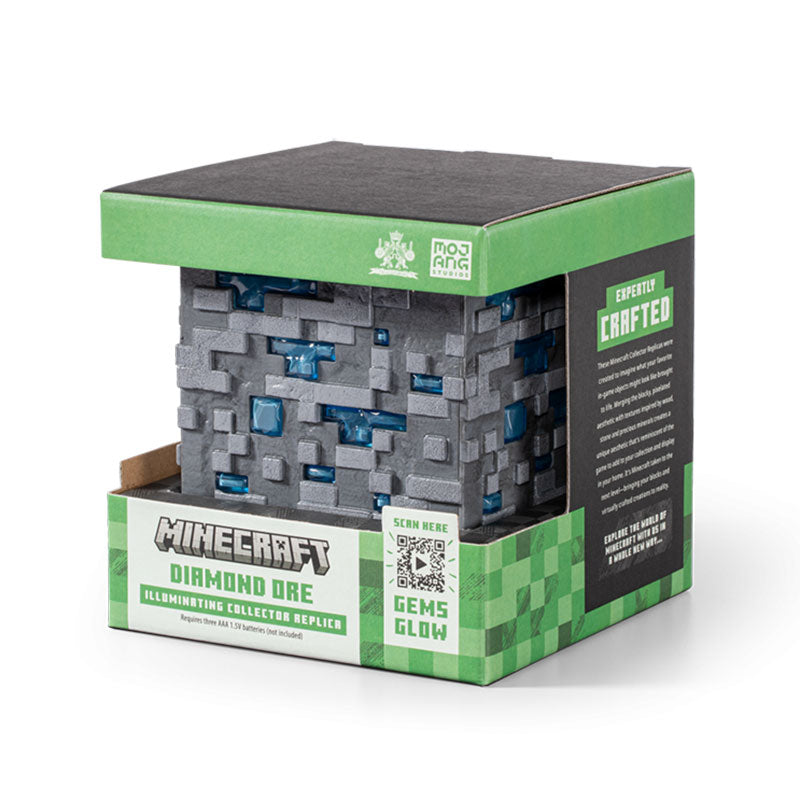 The Noble Collection: Minecraft Illumintaing Diamond Ore Replica