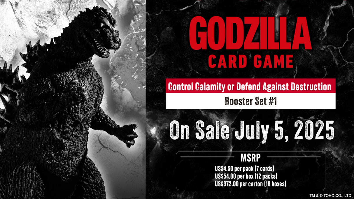 Godzilla Card Game - Booster Set 1 (12 Count) (GODZILLA CARD GAME)