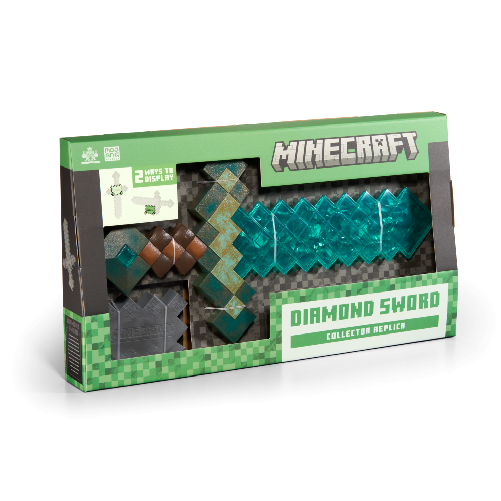 Noble Collection - Minecraft: Diamond Sword – Collector Replica