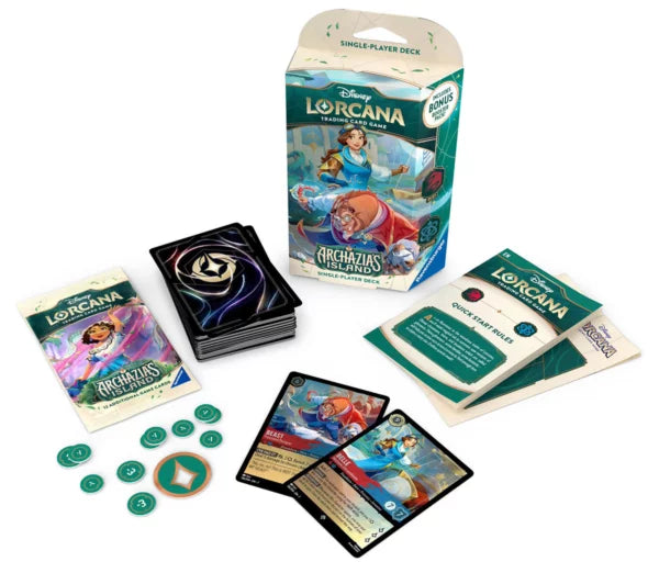 Disney Lorcana TCG: Archazia's Insland - An Inventive Pair Single Player Deck