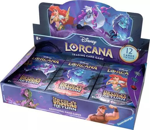 Disney Lorcana Trading Card Game - Booster Pack Display (24pcs ) - Set 4 - Ursula's Retrun