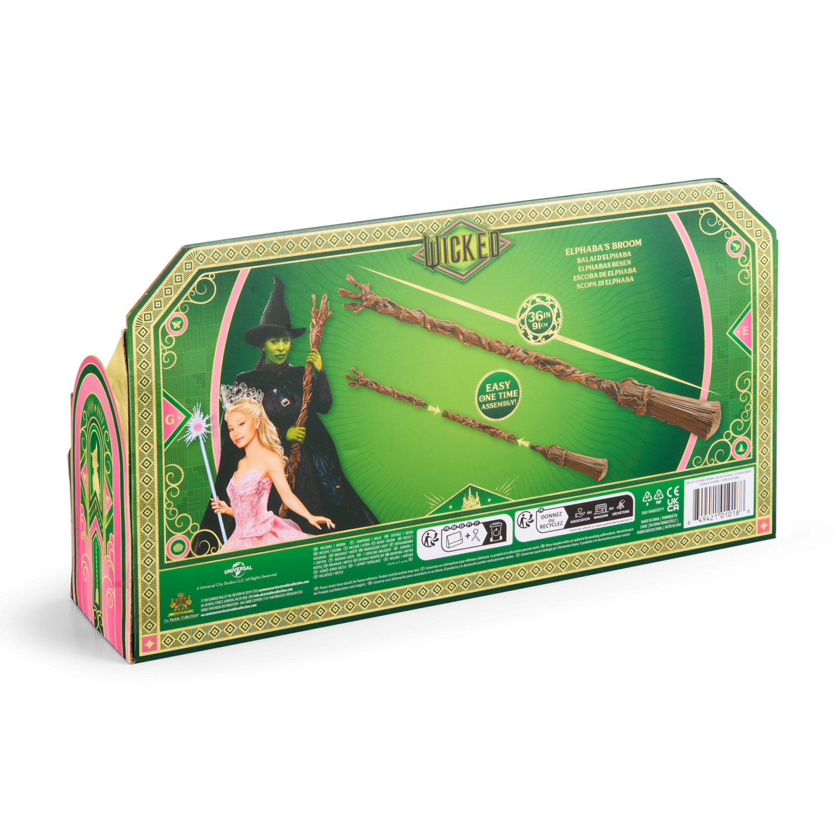 The Noble Collection Wicked: Elphaba 36" Broom