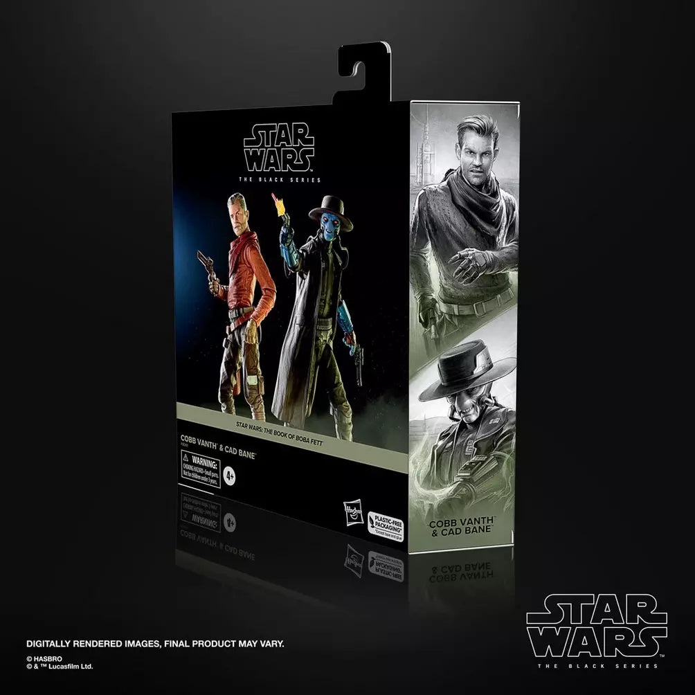 Hasbro Star Wars The Black Series: Cobb Vanth & Cad Bane 2-Pack Action Figure