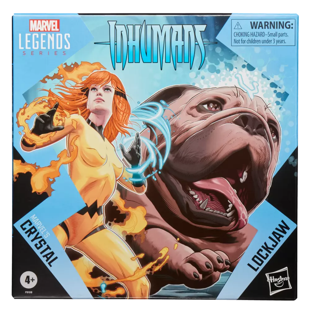 Hasbro Marvel Legends: Inhumans Crystal & Lockjaw Action Figure Pack