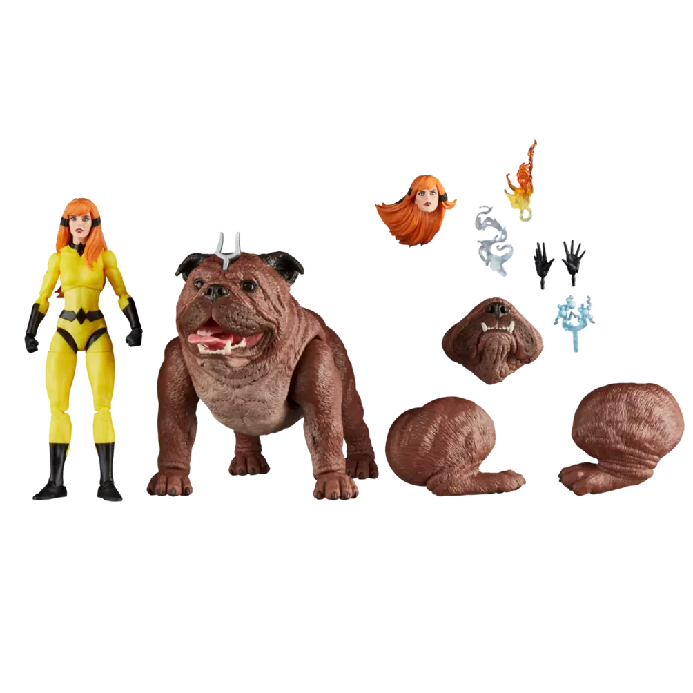 Hasbro Marvel Legends: Inhumans Crystal & Lockjaw Action Figure Pack