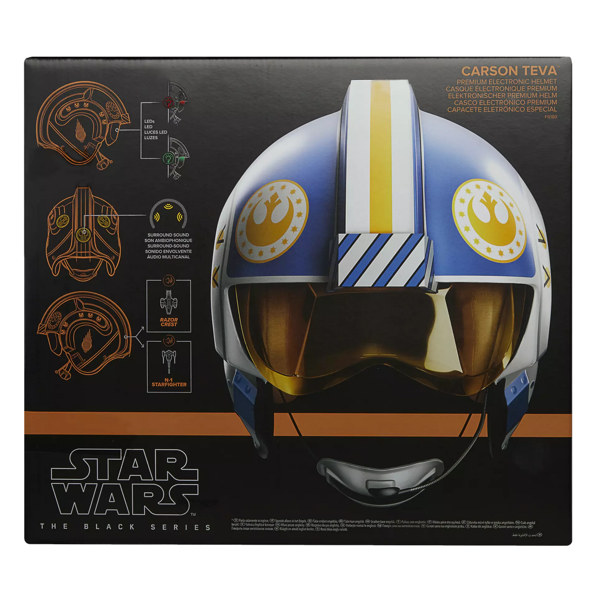 Hasbro Star Wars The Black Series: Carson Teva Electronic Helmet