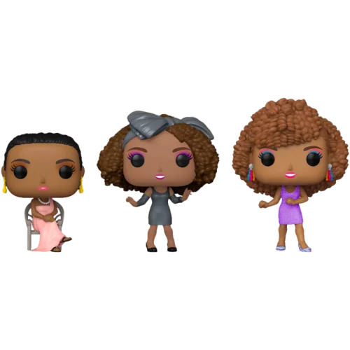 Funko POP! Icons: Whitney Houston (Diamond Coll.) (Special Edition) - 3-Pack