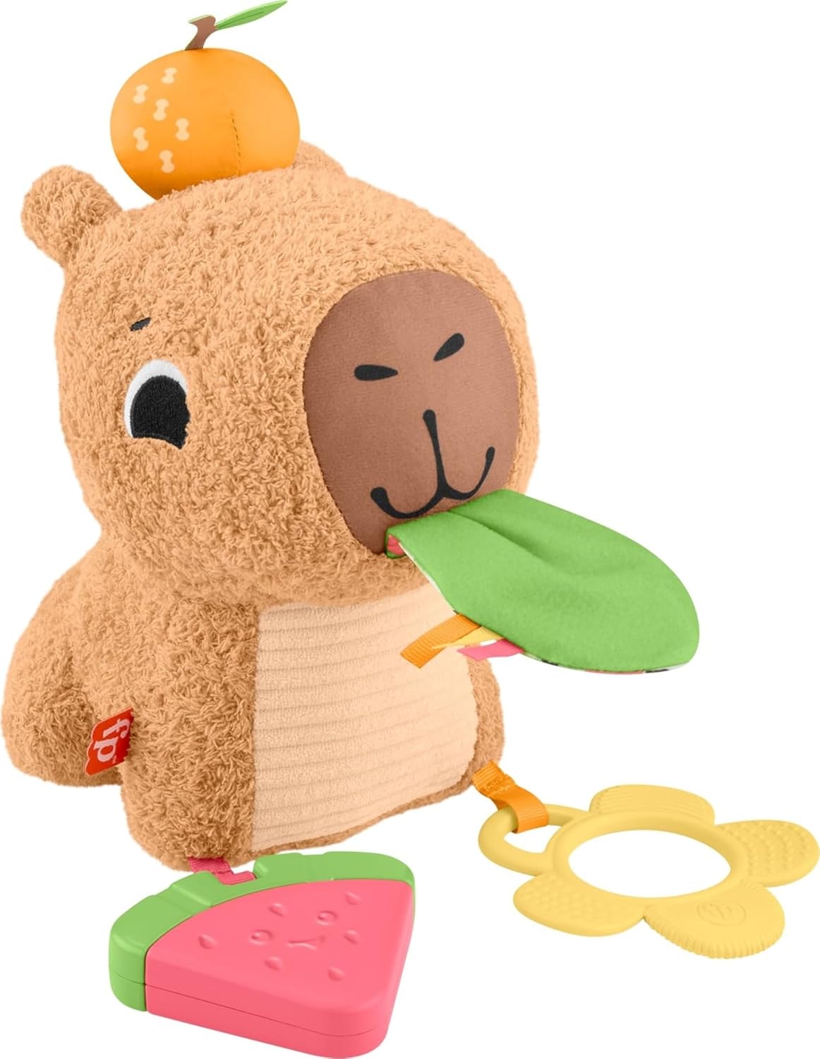 Fisher Price Snuggly Snacky Capy - Capybara Baby Sensory Toy