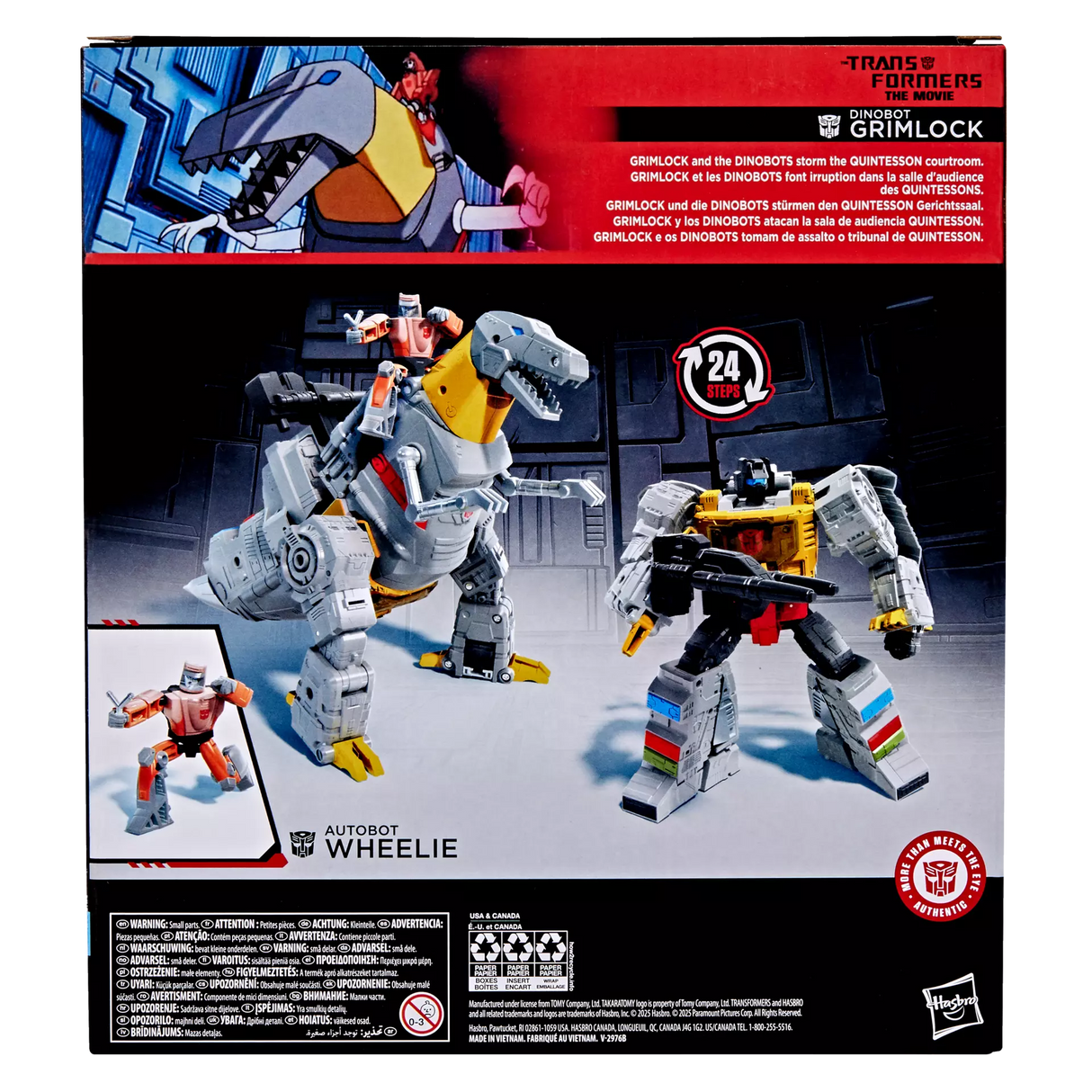 Transformers Studio Series 2-Pack: Dinobot Grimlock & Autobot Wheelie