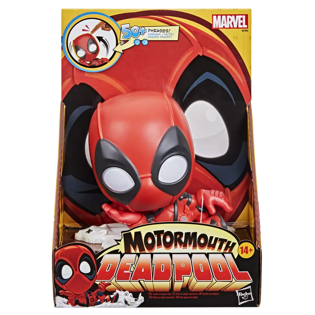 Hasbro Marvel Motormouth Deadpool Electronic Talking Toy