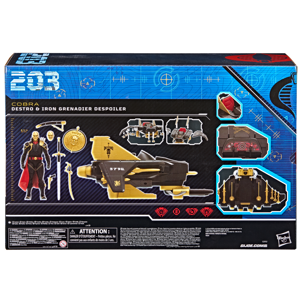 G.I. Joe Classified Series 203, Destro & Iron Grenadier Despoiler