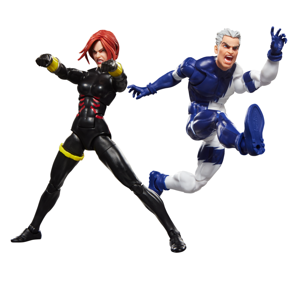Marvel Legends Series Black Widow and Quicksilver Action Figures
