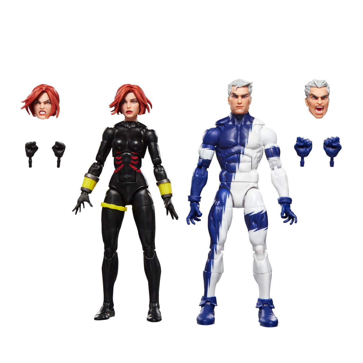 Marvel Legends Series Black Widow and Quicksilver Action Figures