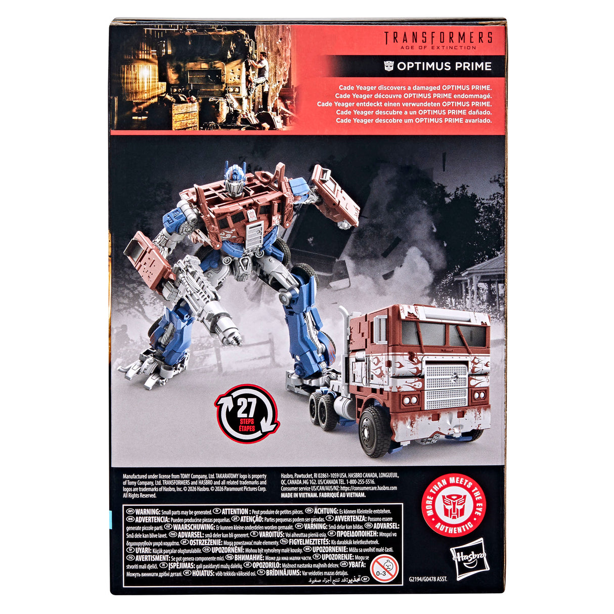 Transformers Studio Series Transformers: Age of Extinction Voyager Class Optimus Prime
