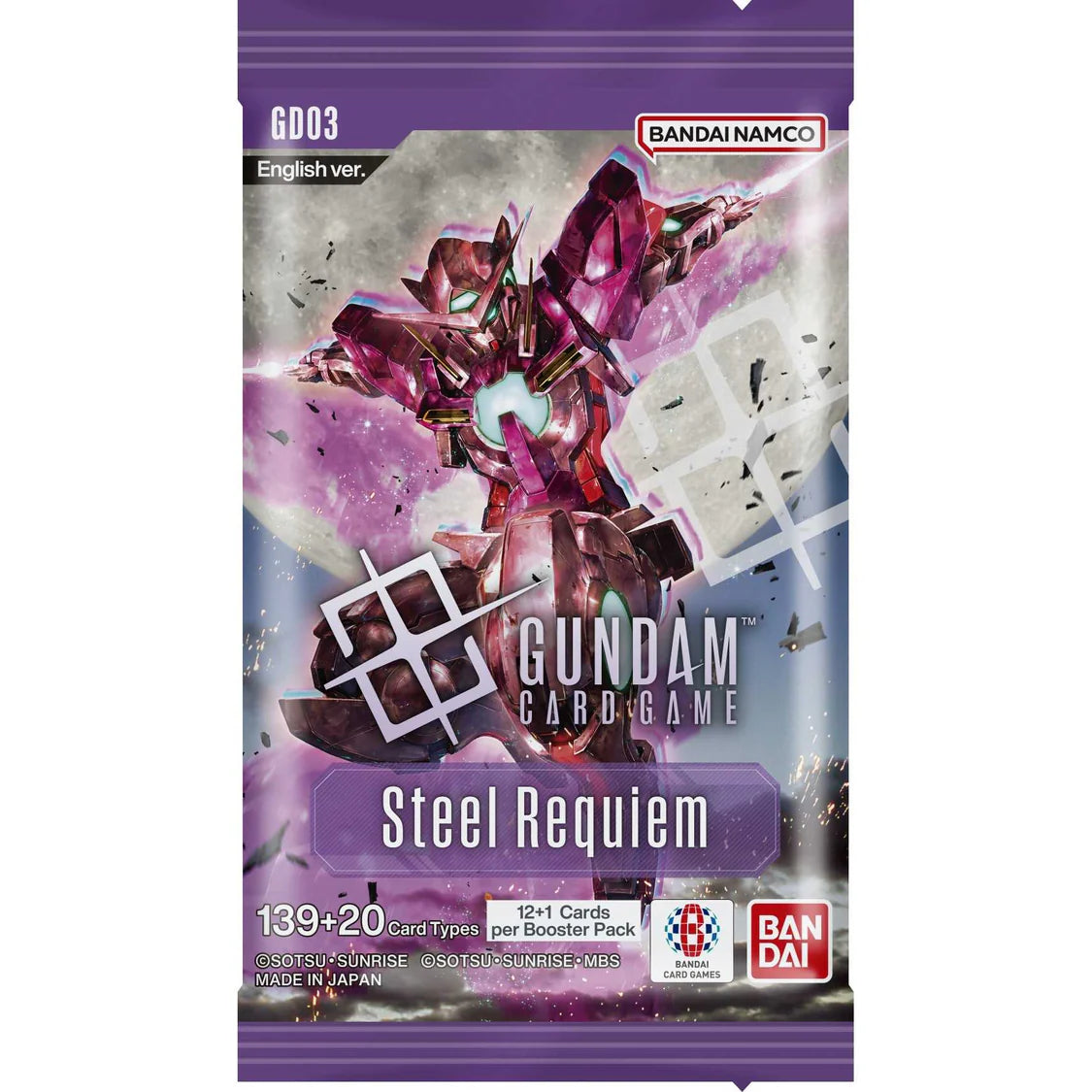 Gundam Card Game - Steel Requiem (GD03) - Booster Box (24x Packs)