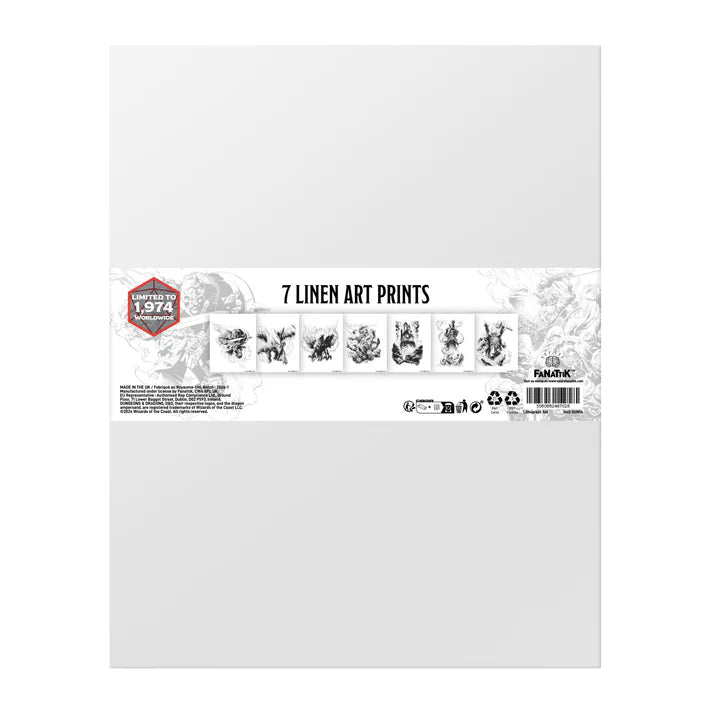 Dungeons & Dragons Limited Edition Lithograph Set