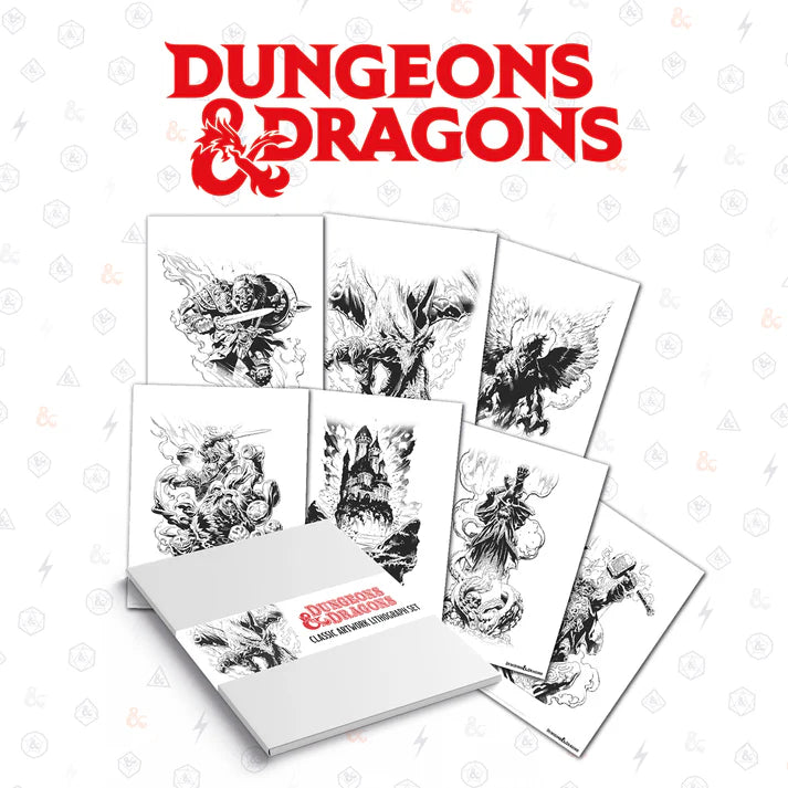 Dungeons & Dragons Limited Edition Lithograph Set