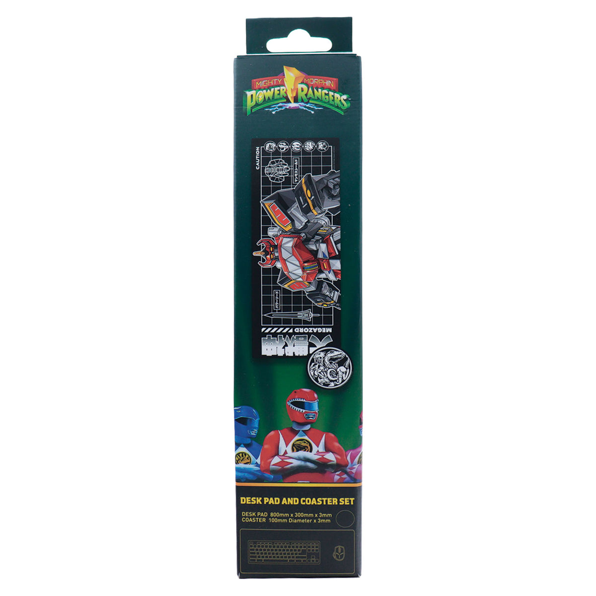 Power Rangers Desk Pad & Coaster Set