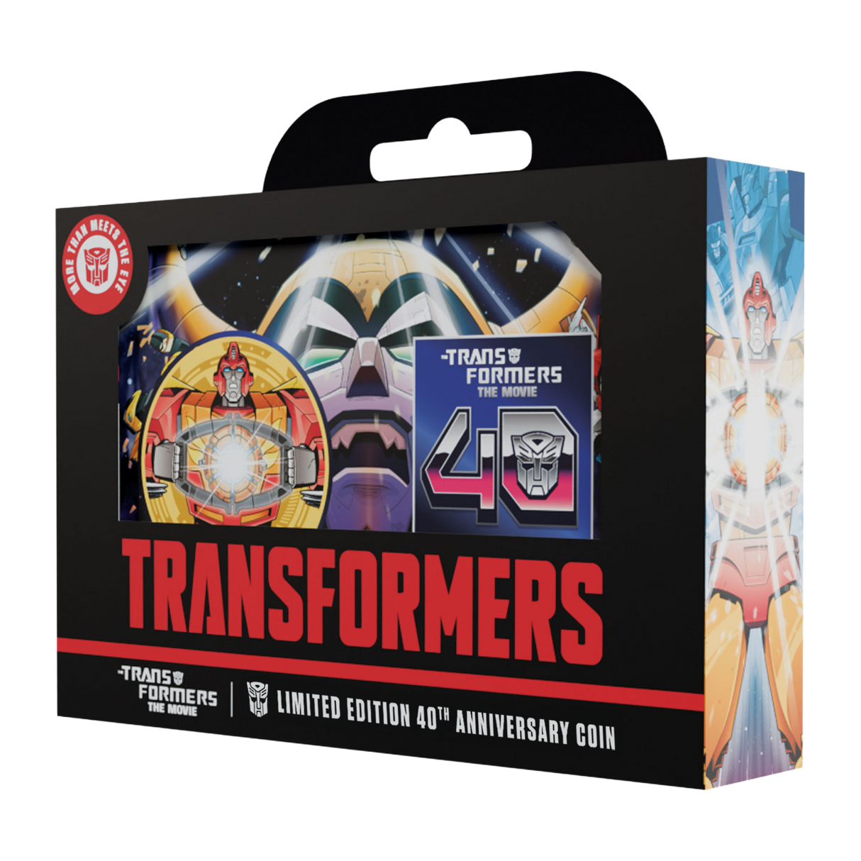Transformers: The Movie – Limited Edition 40th Anniversary 24k Gold Plated Presentation Coin